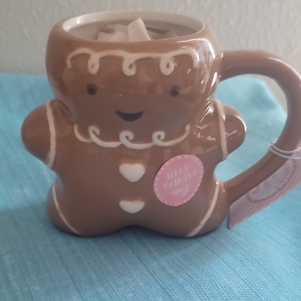 Brown Gingerbread Man Mug